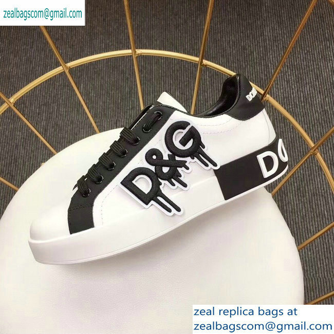 Dolce  &  Gabbana Embroidered Portofino Sneakers 09 2019